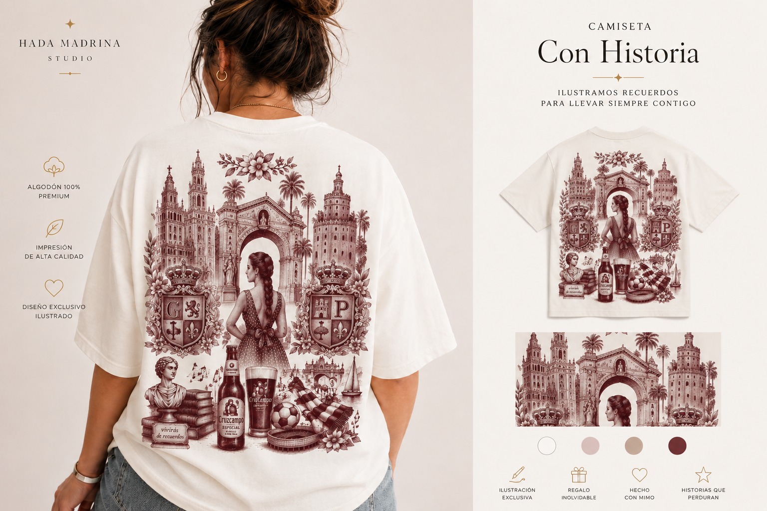 Camiseta personalizada Hada Madrina Studio