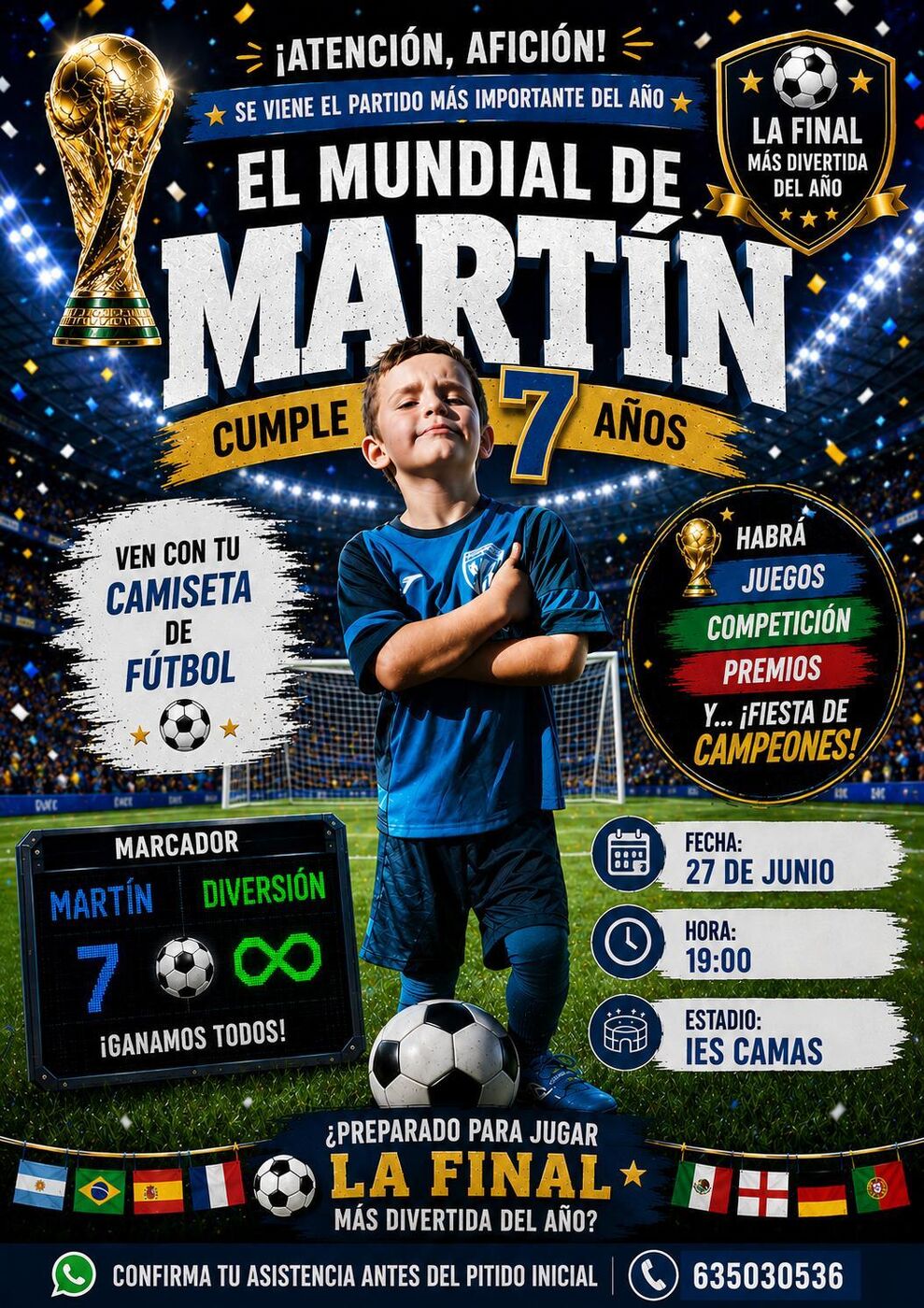 Cumpleaños Mundial de Martín